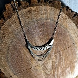 Silver Multichain Necklace